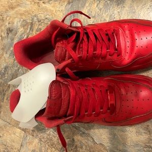 Nike Air Force ones red